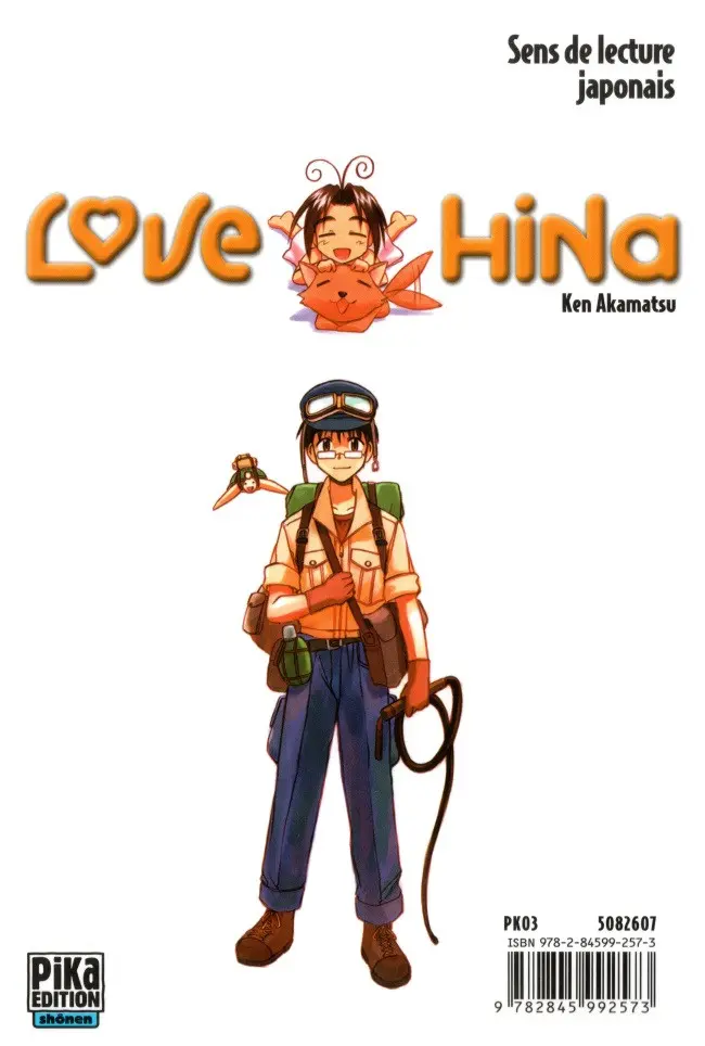 Verso de l'album Love Hina 10
