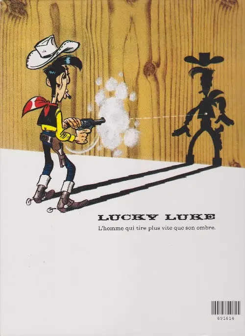Verso de l'album Lucky Luke Tome 33 Le Pied-Tendre