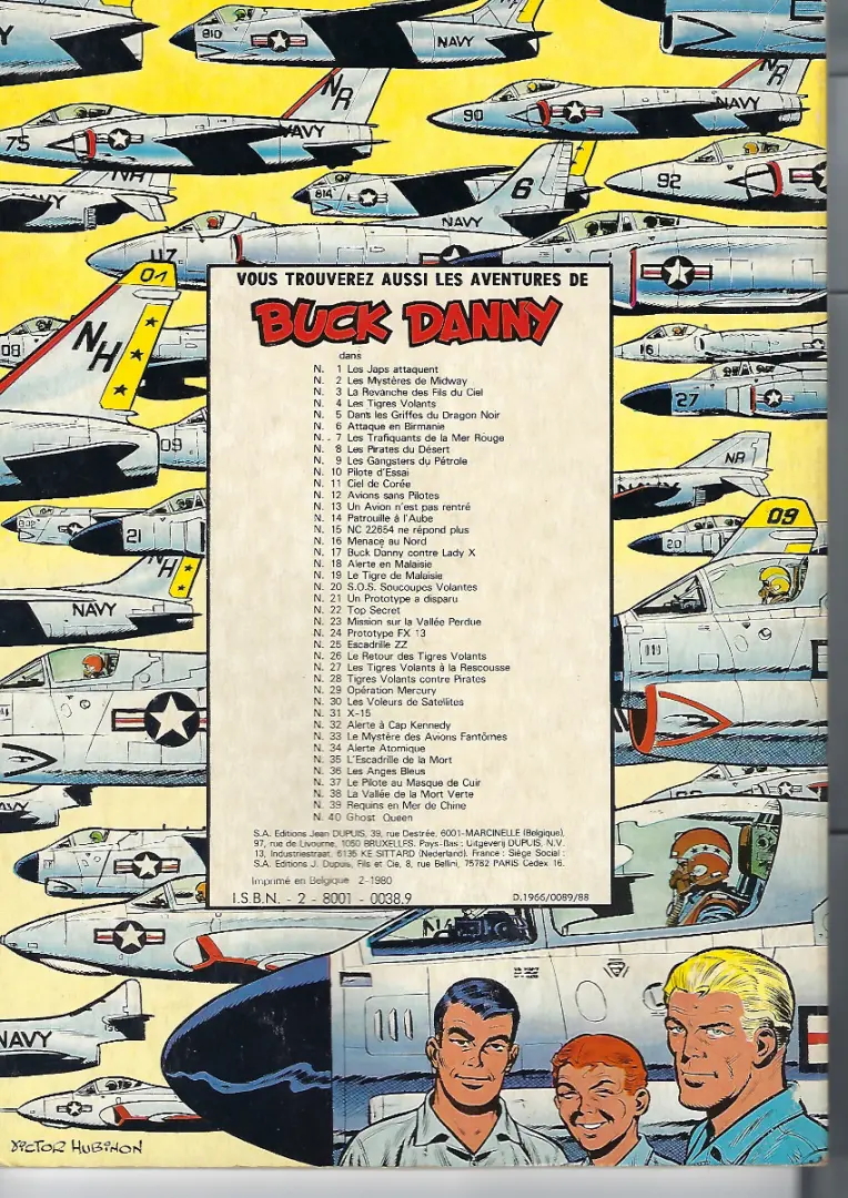 Verso de l'album Buck Danny Tome 1 Les japs attaquent