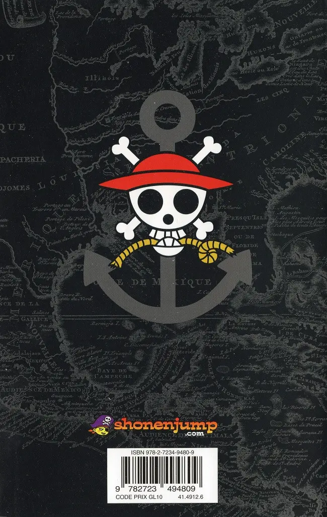 Verso de l'album One Piece Tome 24 Croire en ses rêves