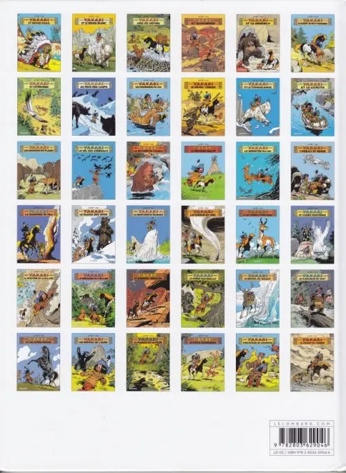 Verso de l'album Yakari Tome 23 Yakari et les cornes fourchues