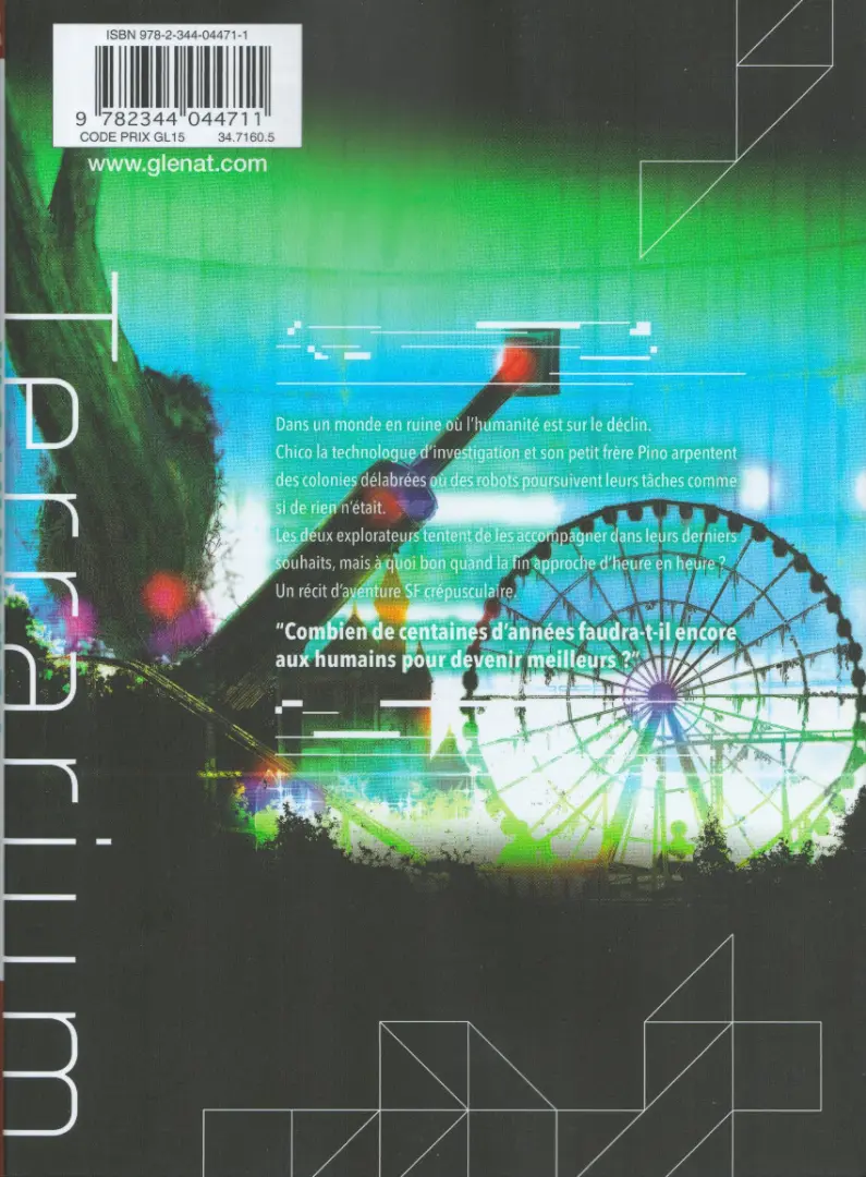 Verso de l'album Terrarium 1