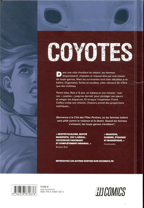 Verso de l'album Coyotes Tome 1