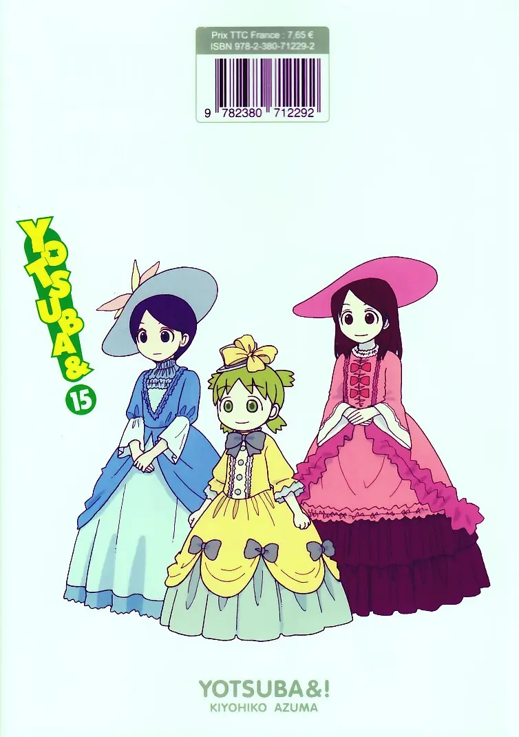 Verso de l'album Yotsuba & 15