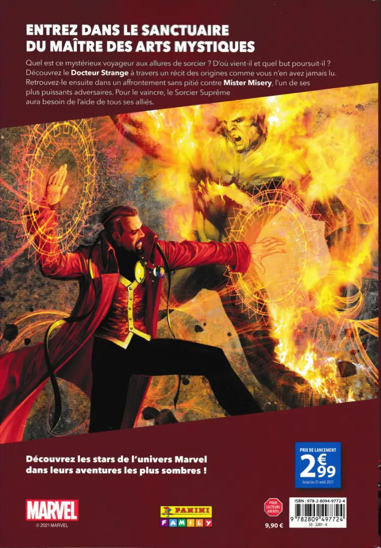 Verso de l'album Marvel - Le côté obscur Tome 4 Récidive