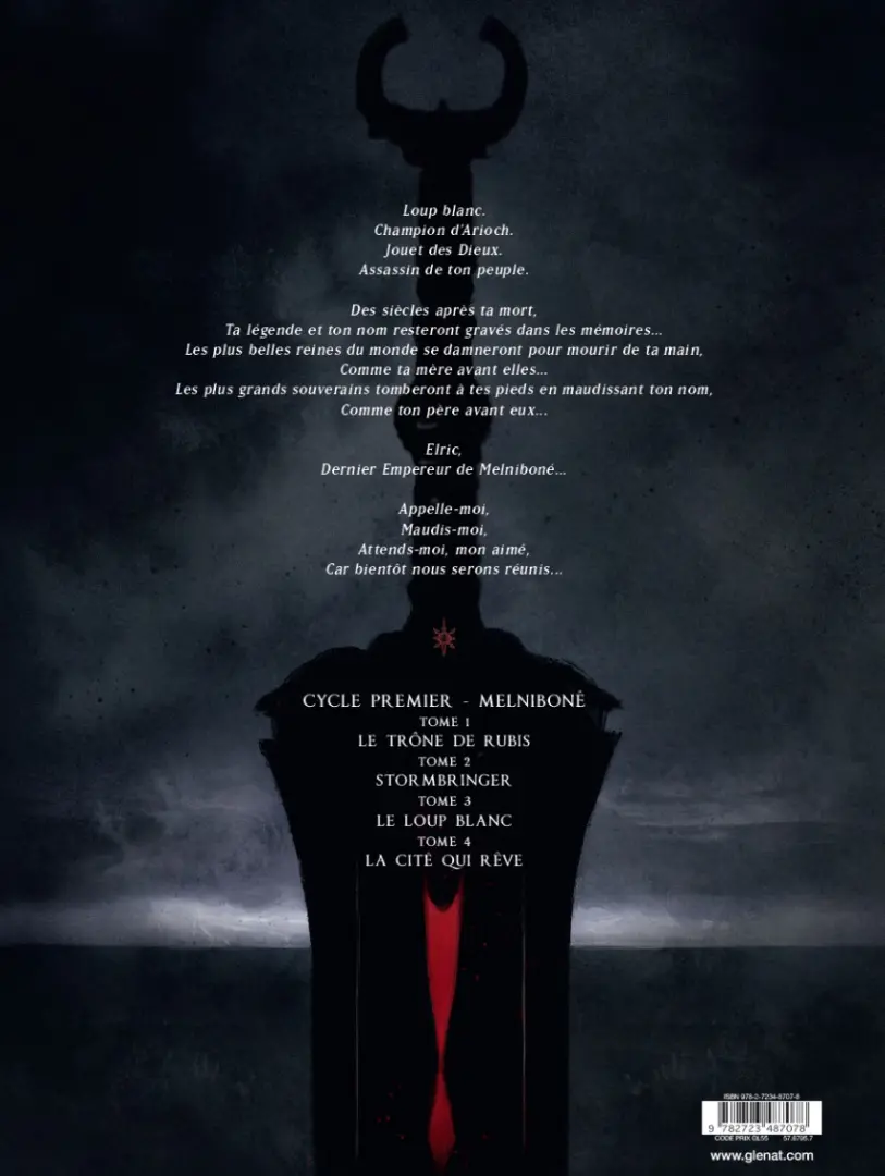 Verso de l'album Elric Tome 4 La cité qui rêve