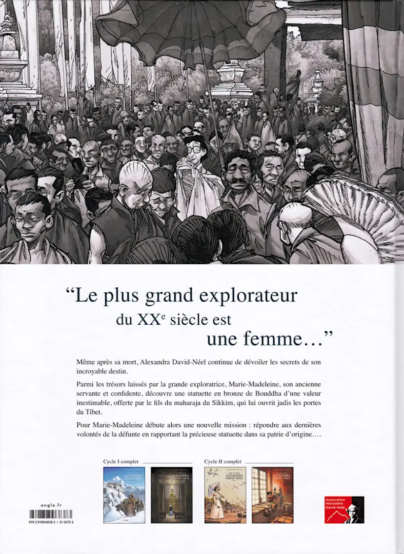 Verso de l'album Une vie avec Alexandra David-Néel Livre 4