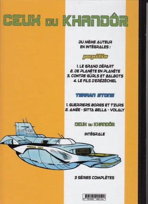 Verso de l'album Ceux du Khandôr Intégrale