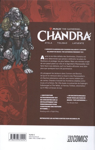 Verso de l'album Magic the Gathering - Chandra Tome 1 Les fantômes de Ravnica