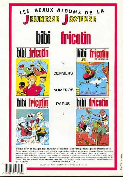 Verso de l'album Les Pieds Nickelés Tome 108 Les Pieds Nickelés en Périgord