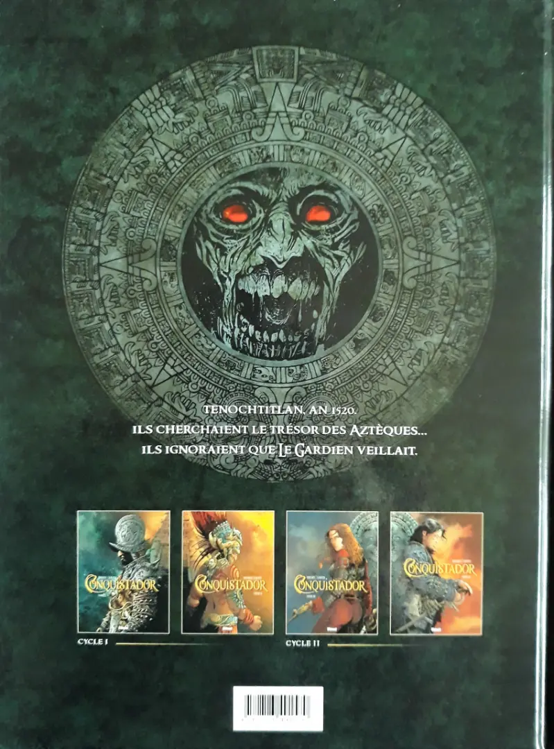 Verso de l'album Conquistador Tome II