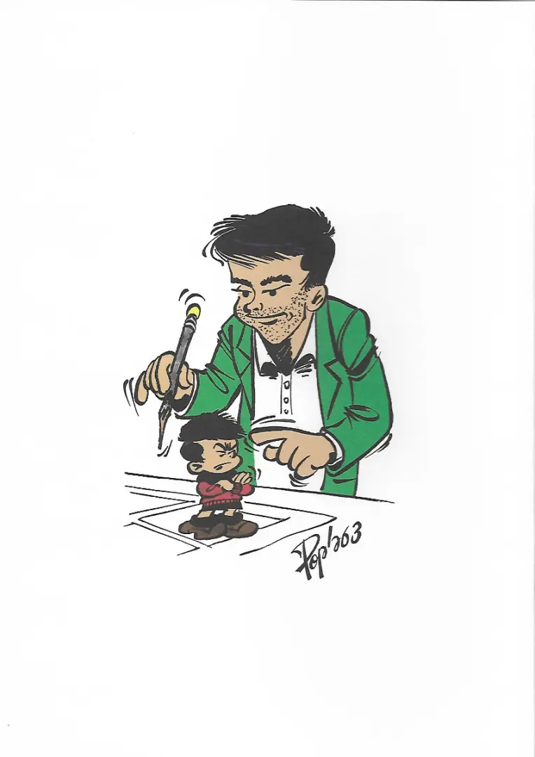 Verso de l'album Itinéraire d'un dessinateur gâteux