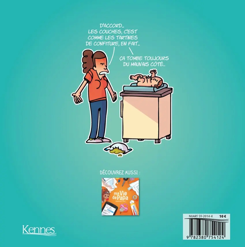 Verso de l'album Ma vie de maman