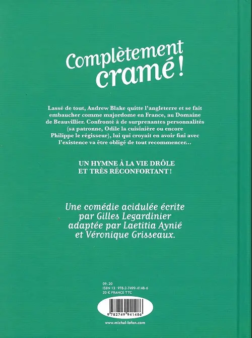 Verso de l'album Complètement cramé !