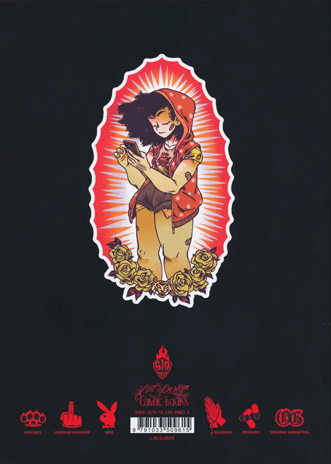 Verso de l'album Mutafukaz' Loba Loca #3