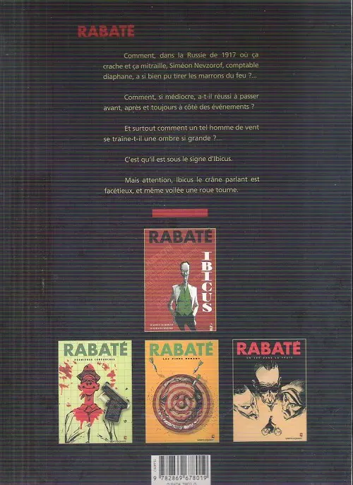 Verso de l'album Ibicus Livre 2