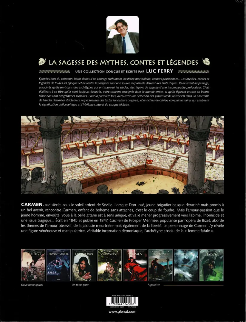 Verso de l'album Carmen