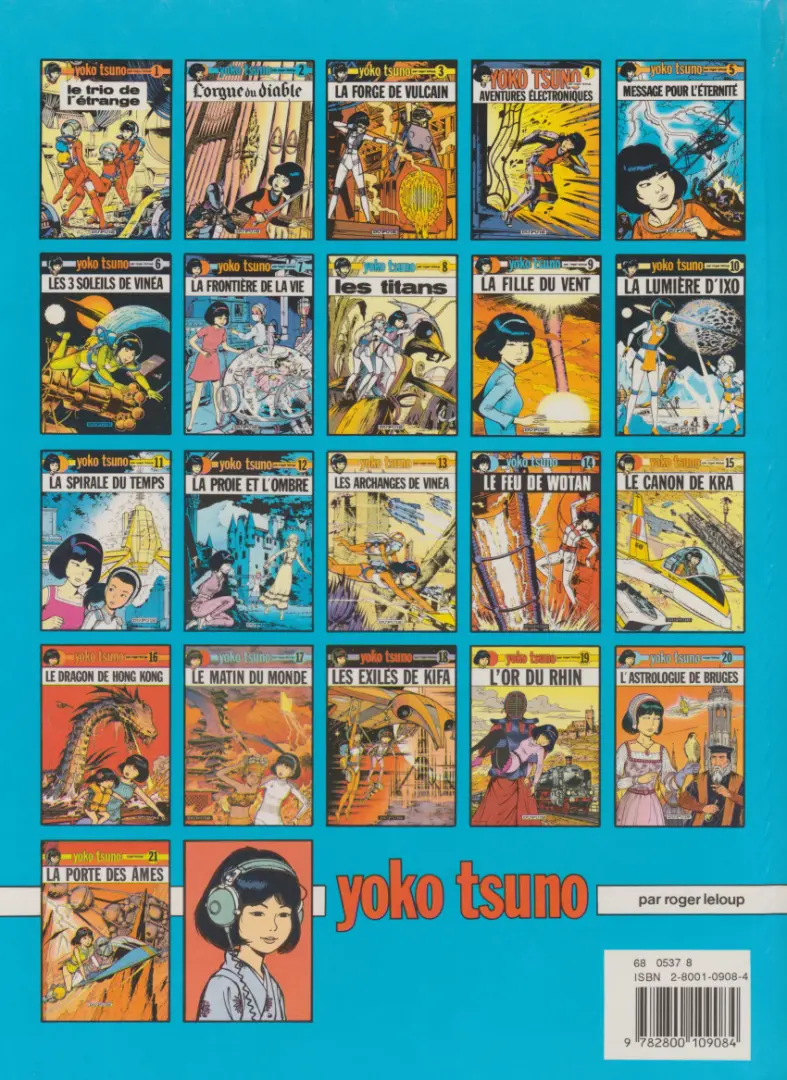 Verso de l'album Yoko Tsuno Tome 12 La proie et l'ombre