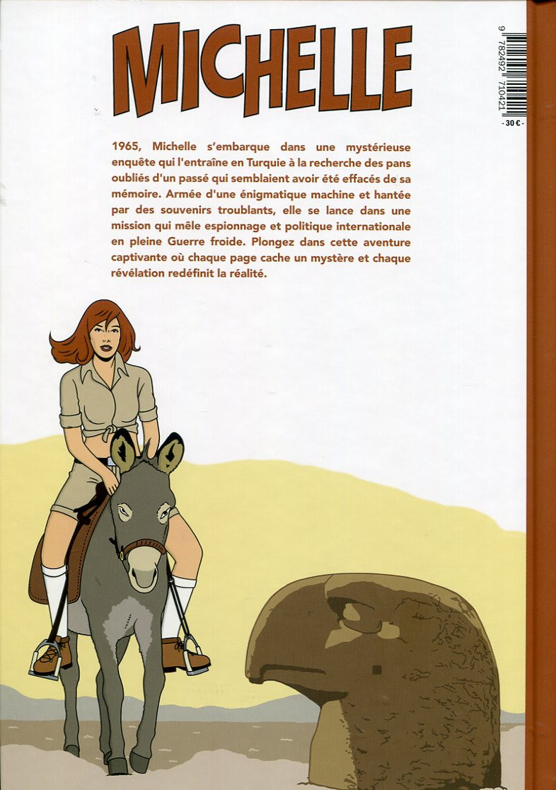 Verso de l'album Michelle A l'est, du nouveau