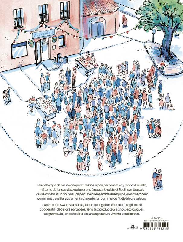 Verso de l'album On a faim d'idéal Faire du commerce autrement