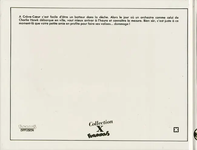 Verso de l'album Crève-cœur
