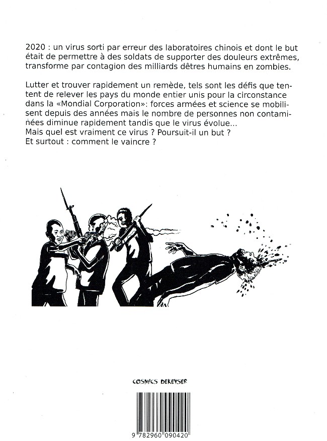 Verso de l'album Des Zombies et des Zhommes Tome 2 Frère Primate