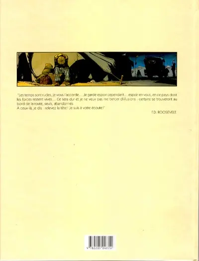 Verso de l'album Dixie Road Tome 3