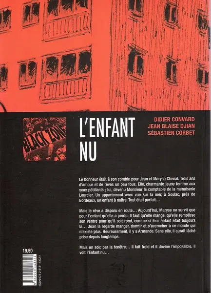 Verso de l'album L'Enfant Nu