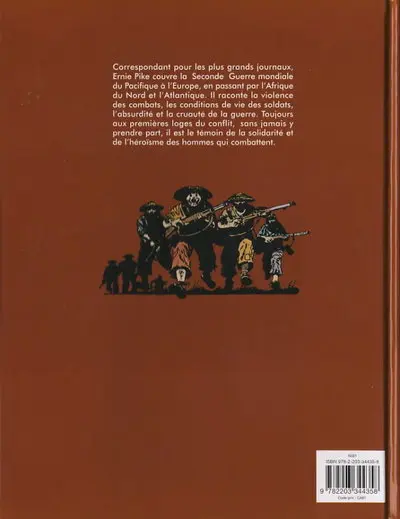 Verso de l'album Ernie Pike Tome 4