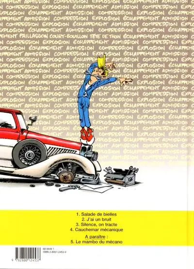 Verso de l'album Garage Isidore Tome 4 Cauchemar mécanique