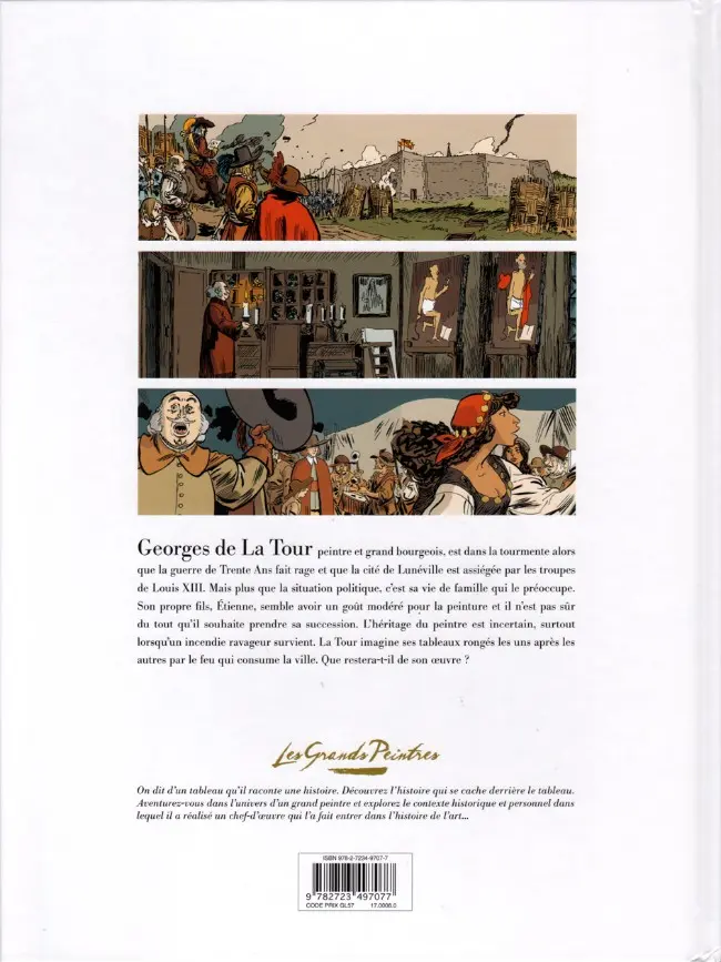 Verso de l'album Les Grands Peintres Tome 4 Georges de La Tour