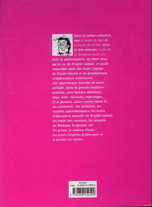 Verso de l'album Les Guides Fluide Glacial Tome 3 Le guide de la sexualité épanouie
