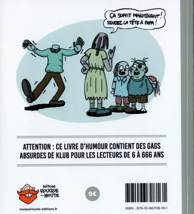 Verso de l'album Absconcités Tome 2 La mort