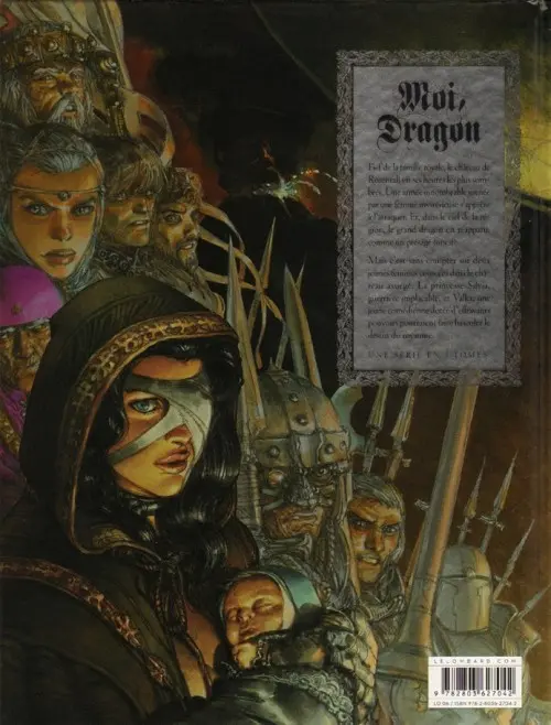 Verso de l'album Moi, Dragon Tome 1 La Fin de la Genèse