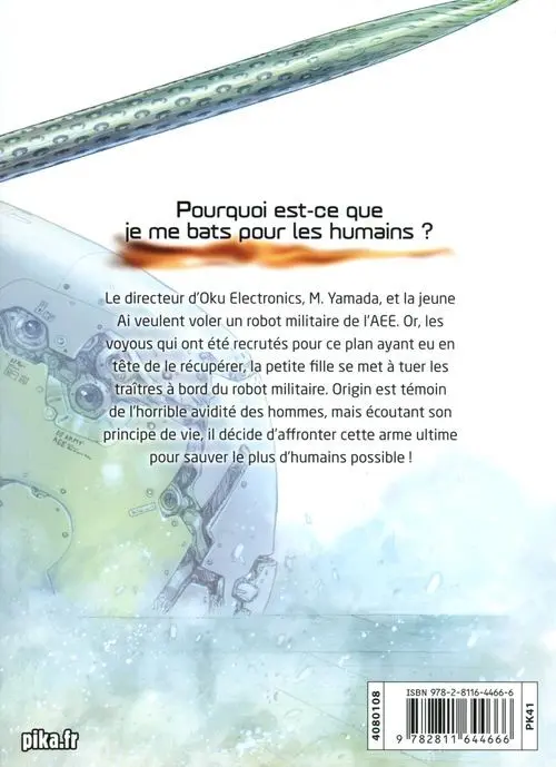 Verso de l'album Origin 3