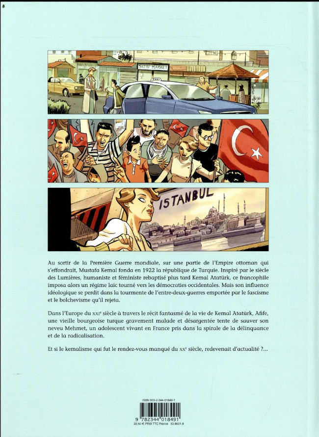 Verso de l'album Le Père turc Le père turc - À la recherche de Mustafa Kemal