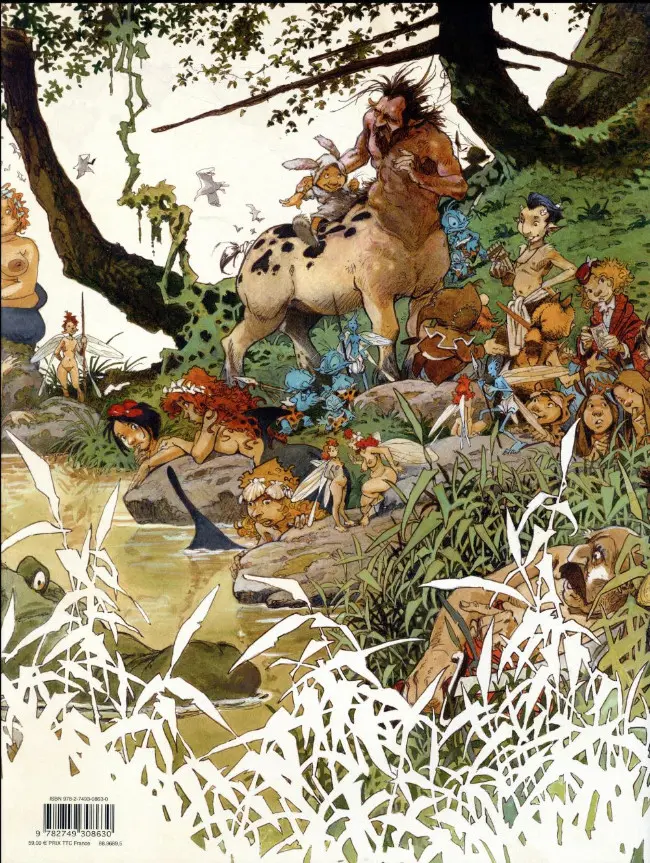 Verso de l'album Peter Pan Intégrale