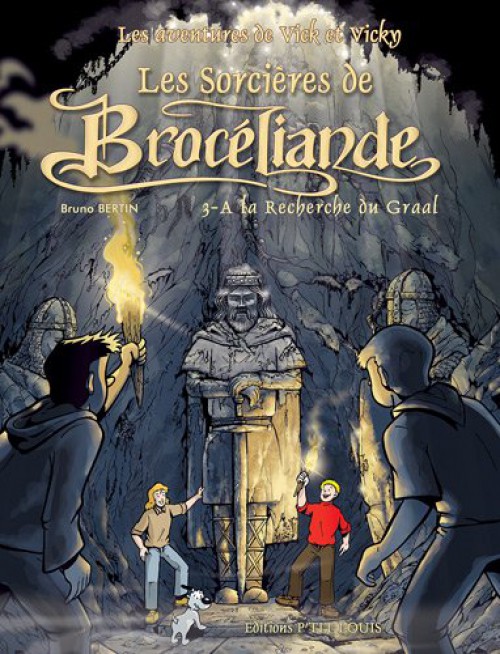 Couverture de l'album Les aventures de Vick et Vicky Tome 10 Les sorcières de Brocéliande - À la recherche du Graal