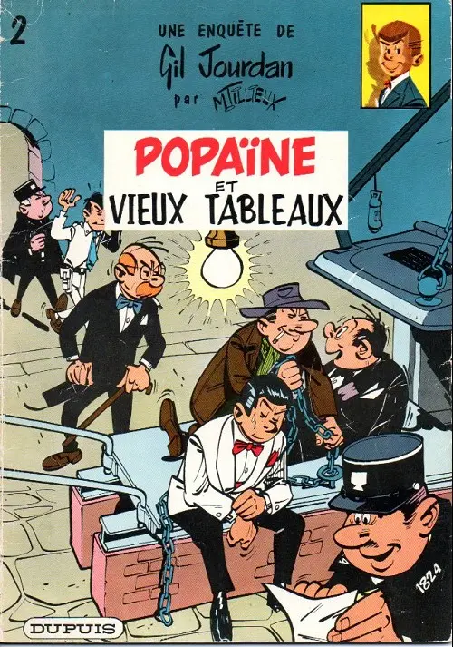 Couverture de l'album Gil Jourdan Tome 2 Popaïne et vieux tableaux