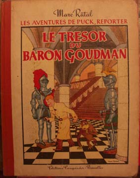 Couverture de l'album Les aventures de Puck, reporter Tome 1 Le trésor du baron Goudman