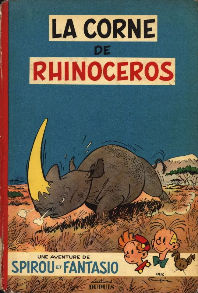 Couverture de l'album Spirou et Fantasio Tome 6 La corne de rhinocéros