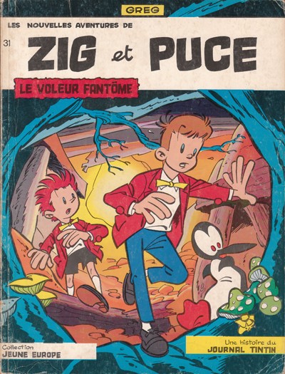 Couverture de l'album Zig et Puce Tome 1 Le voleur fantôme + le vagabond d'Asie