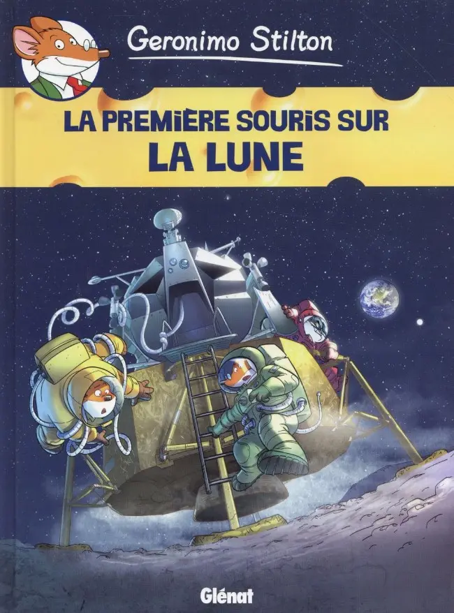 Couverture de l'album Geronimo Stilton Tome 14 La première souris sur la lune