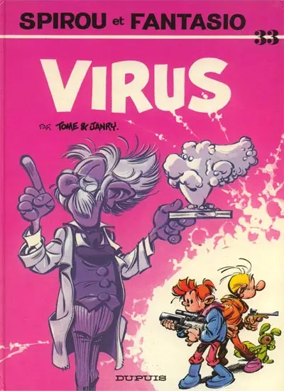 Couverture de l'album Spirou et Fantasio Tome 33 Virus