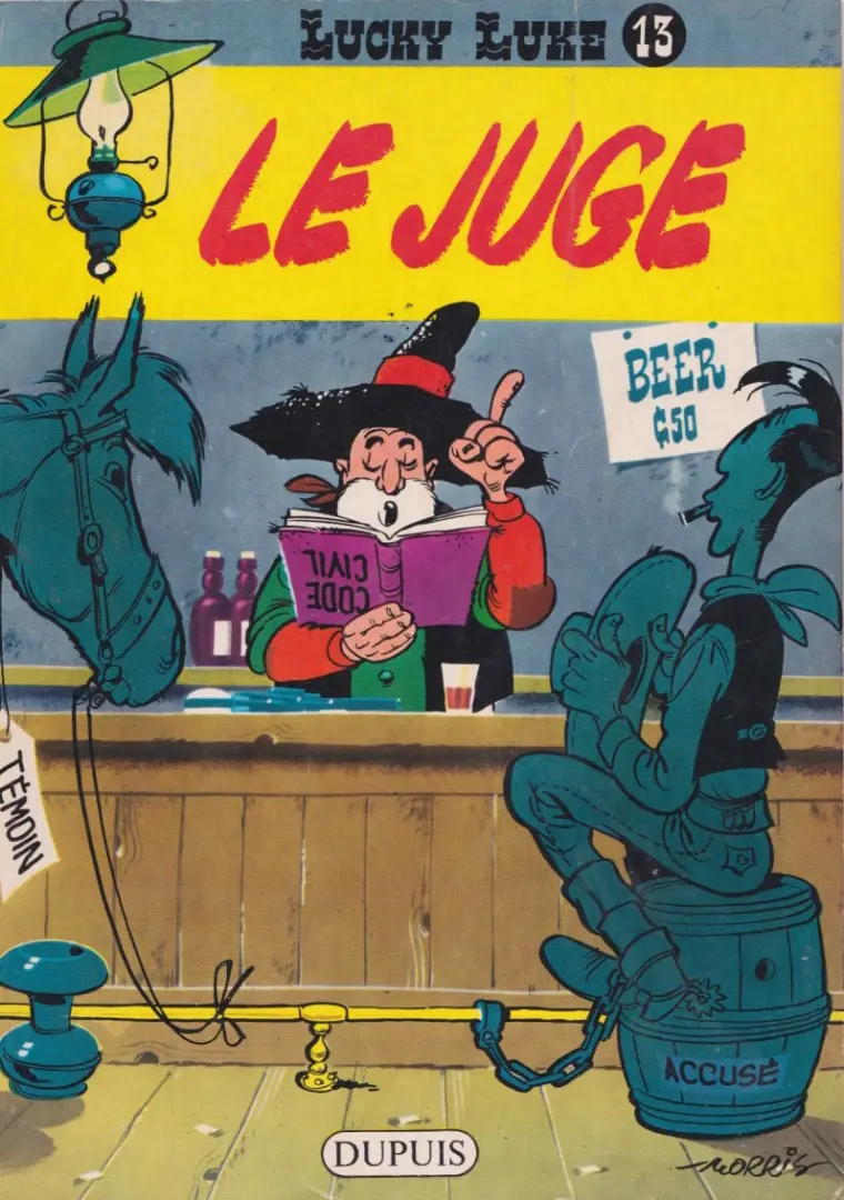 Couverture de l'album Lucky Luke Tome 13 Le juge