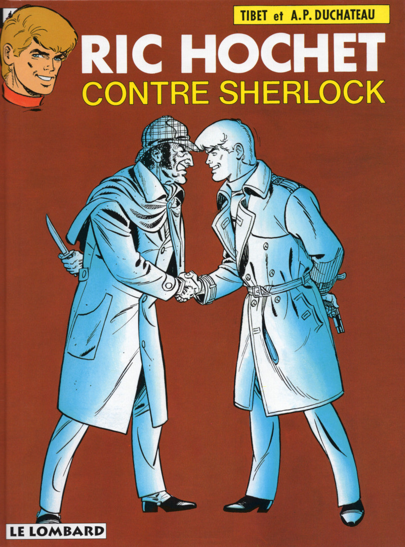 Couverture de l'album Ric Hochet Tome 44 Ric Hochet contre Sherlock