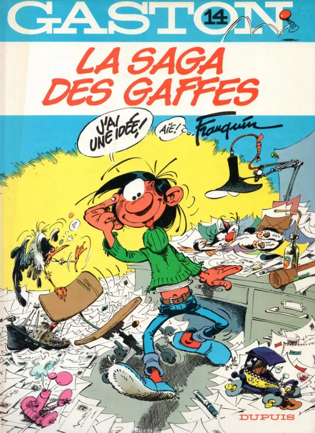 Couverture de l'album Gaston Tome 14 La saga des gaffes