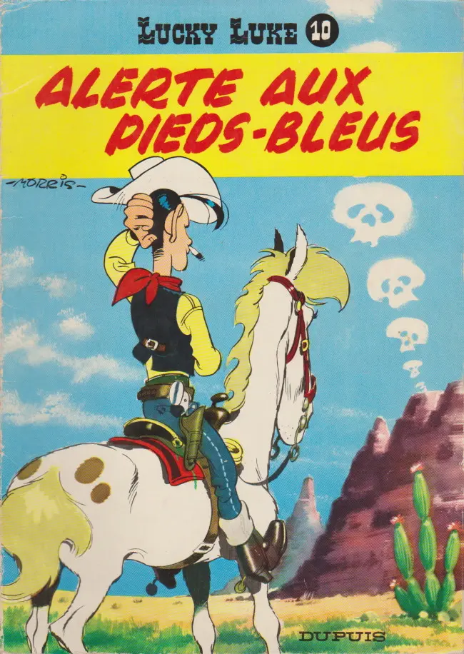 Couverture de l'album Lucky Luke Tome 10 Alerte aux Pieds-Bleus