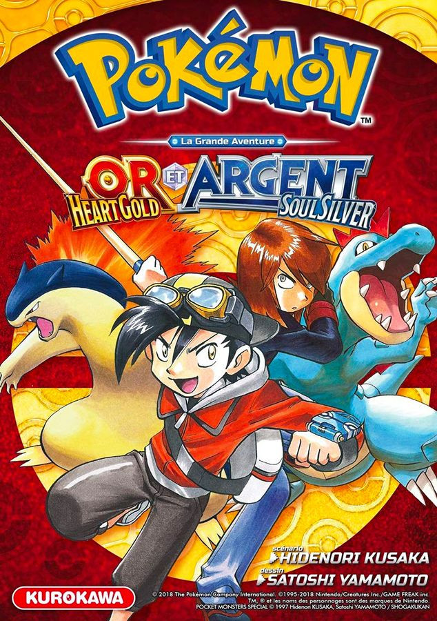 Couverture de l'album Pokémon - La grande aventure : Or et Argent Heart Gold & Soul Silver