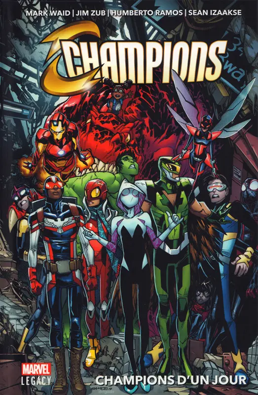 Couverture de l'album Champions - Marvel Legacy Champions d'un jour